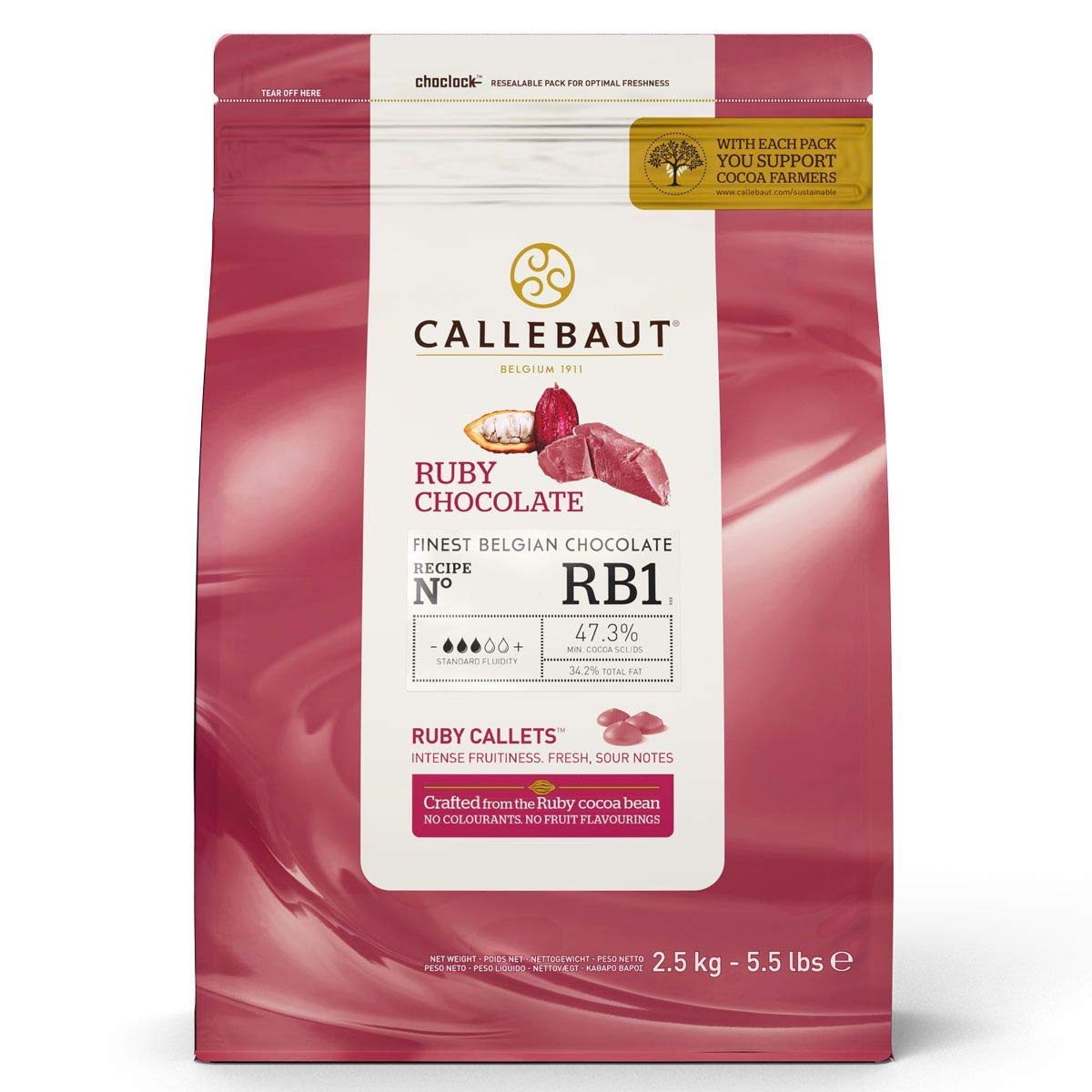 Ruby RB1 Callets von Callebaut