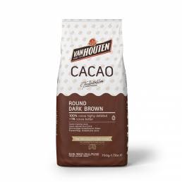 Van Houten Kakao (Callebaut) Round Dark Brown