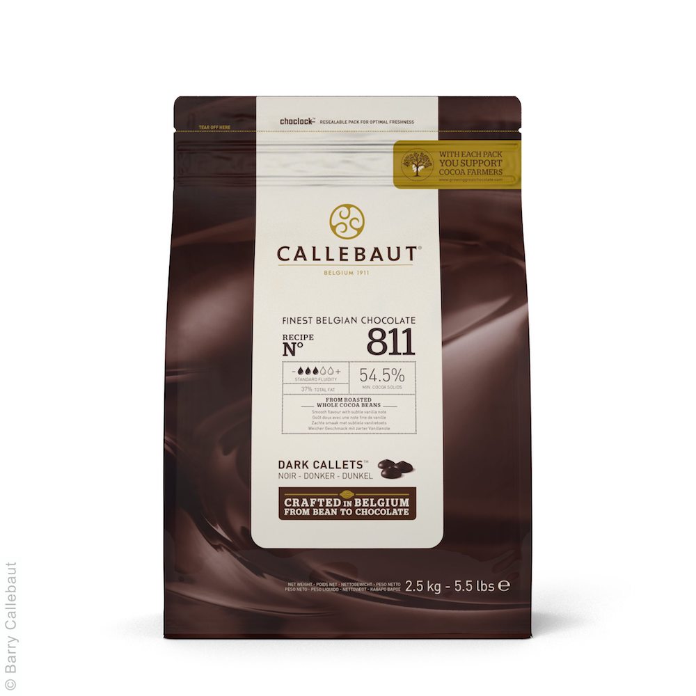 Callebaut 811 Callets dunkle Schokolade