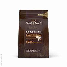 dunkle Madagaskar Schokolade von Callebaut in Callets